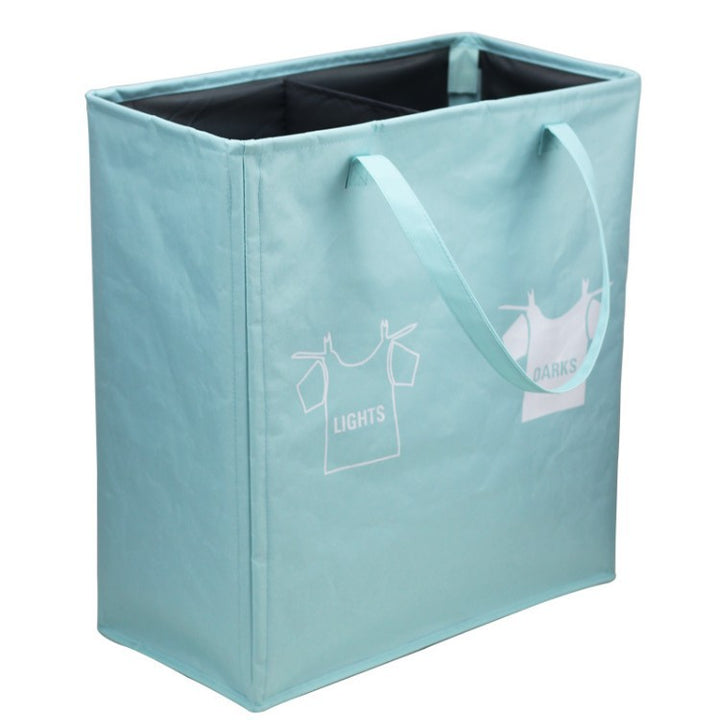 Laundry separator basket with handles and compartments Kalsten