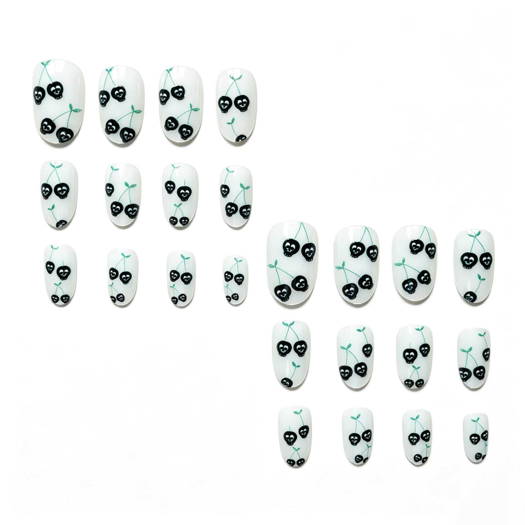 Edgy Skull Cherry Nail Art Kit