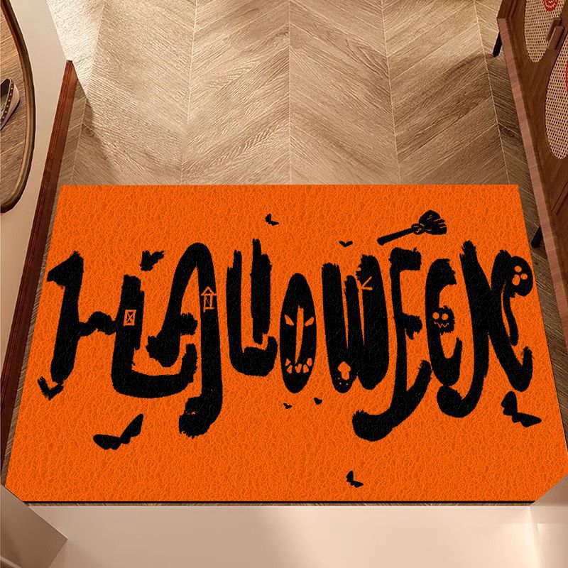 Halloween-Themed Decorative Doormat