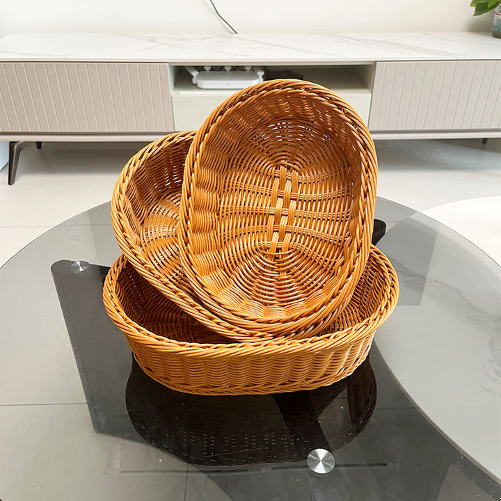 Woven Oval Serving Basket Kalsten