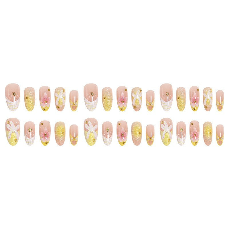 Decorative Press-On Nail Set Kalsten