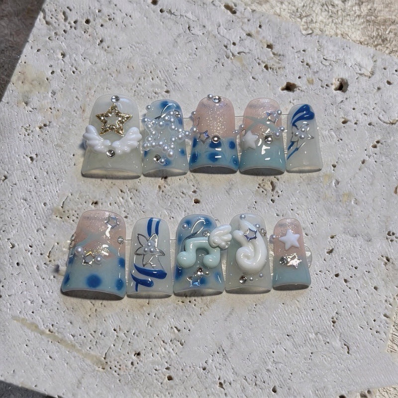 Decorative Themed Press-On Nail Art Set