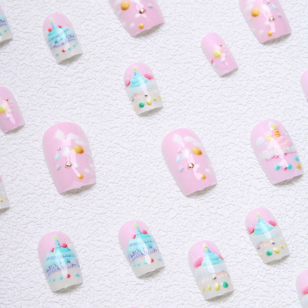 Celebration-Themed Press-On Nails Kalsten