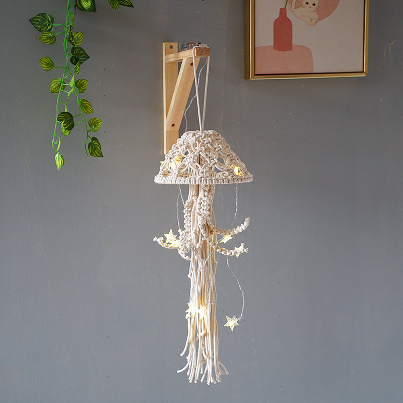 Decorative Macramé Jellyfish Wall Art Kalsten