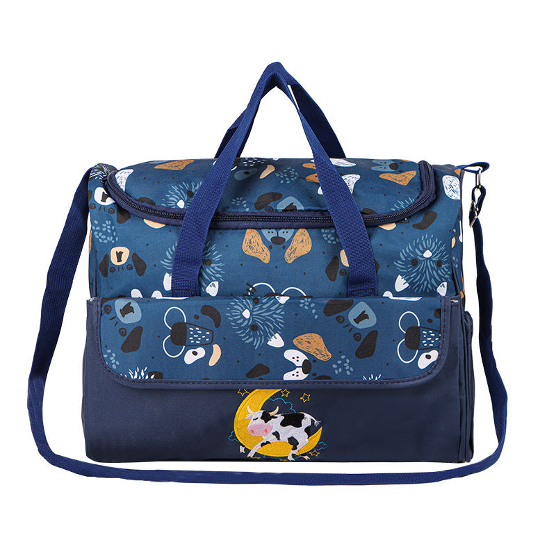 Multifunctional diaper bag with integrated changing mat Kalsten