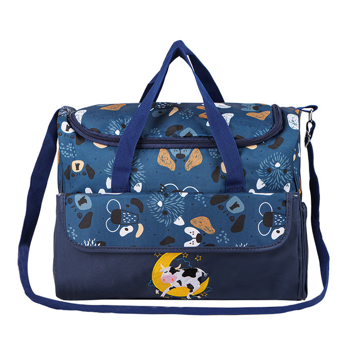 Multifunctional diaper bag with integrated changing mat Kalsten