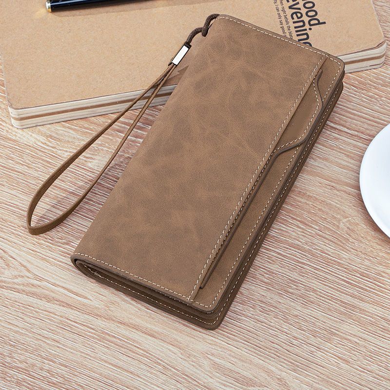 Elegant Leather Wallet with Wrist Strap Kalsten