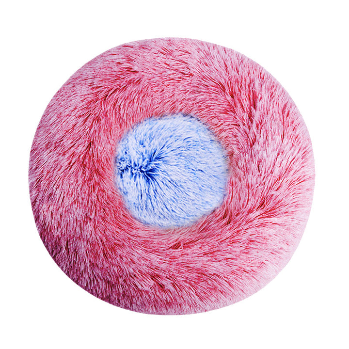 Round Plush Sleeping Bed  Dog Bed