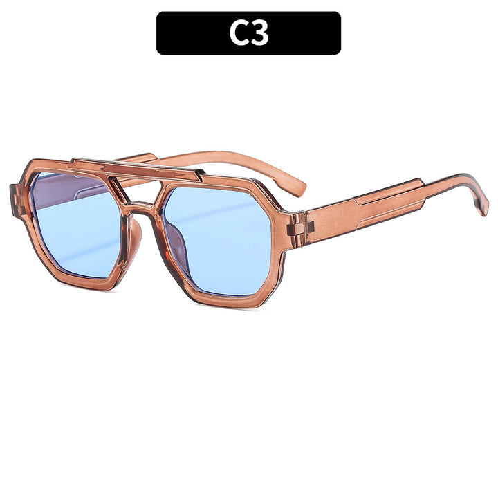 Geometric Shield Sunglasses  1787663917