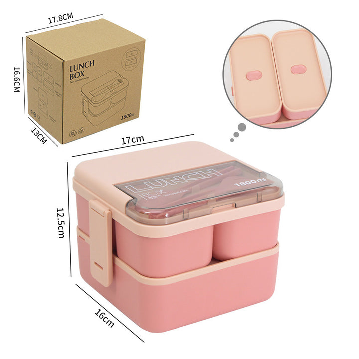 Portable Lunch Box with Cutlery