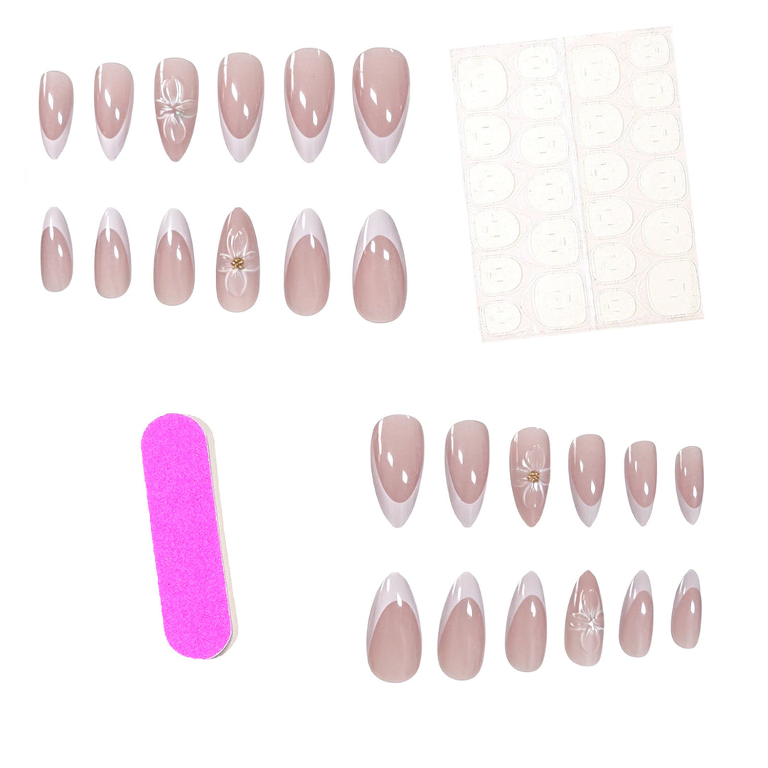 Floral Tip Acrylic Nail Enhancements Kalsten 1789916020