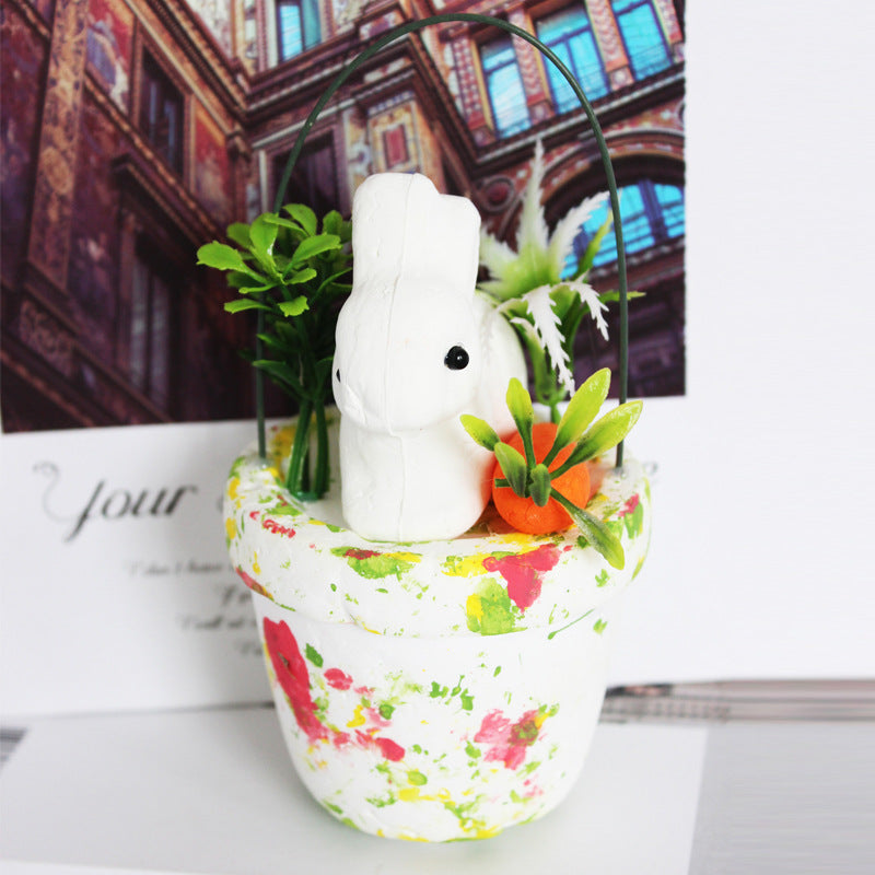 Decorative Easter Bunny Planter Kalsten