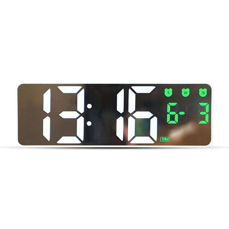 Digital alarm clock with large LED display and multifunctional features Kalsten