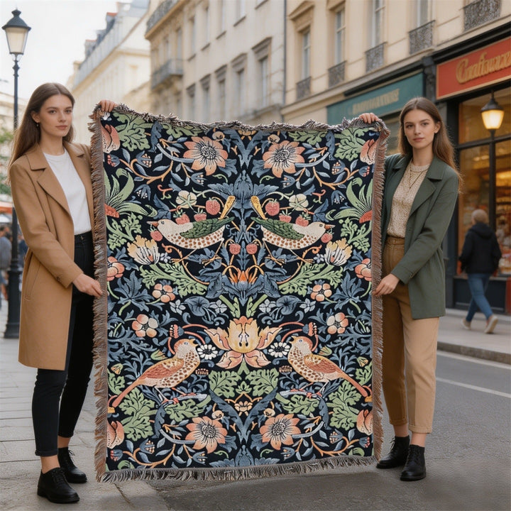 Artistic Pumpkin Pattern Throw Blanket
