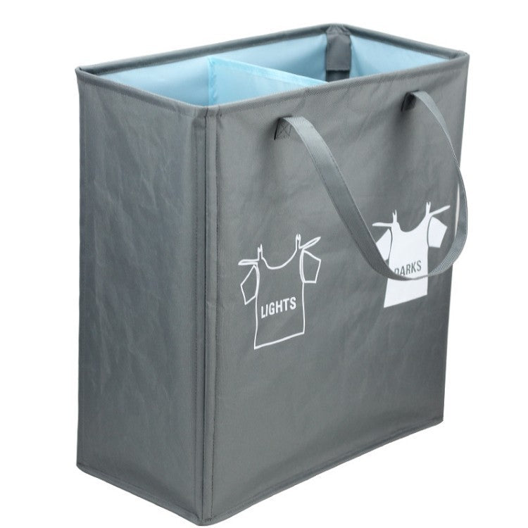 Laundry separator basket with handles and compartments Kalsten