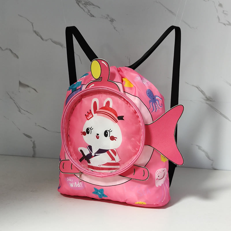 Fun-Themed Drawstring Backpack Kalsten