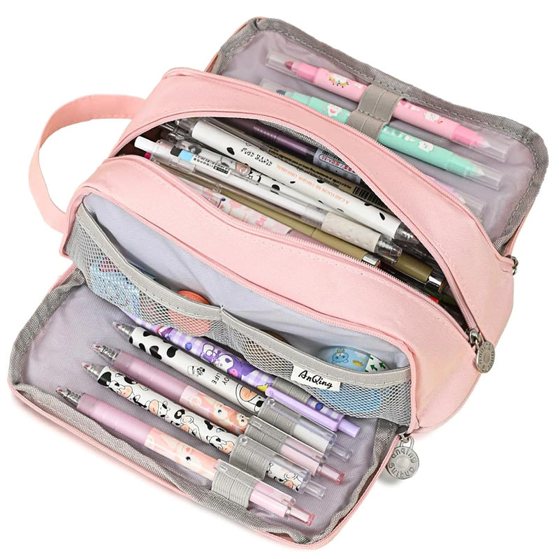 Stylish Multi-Compartment Pencil Case