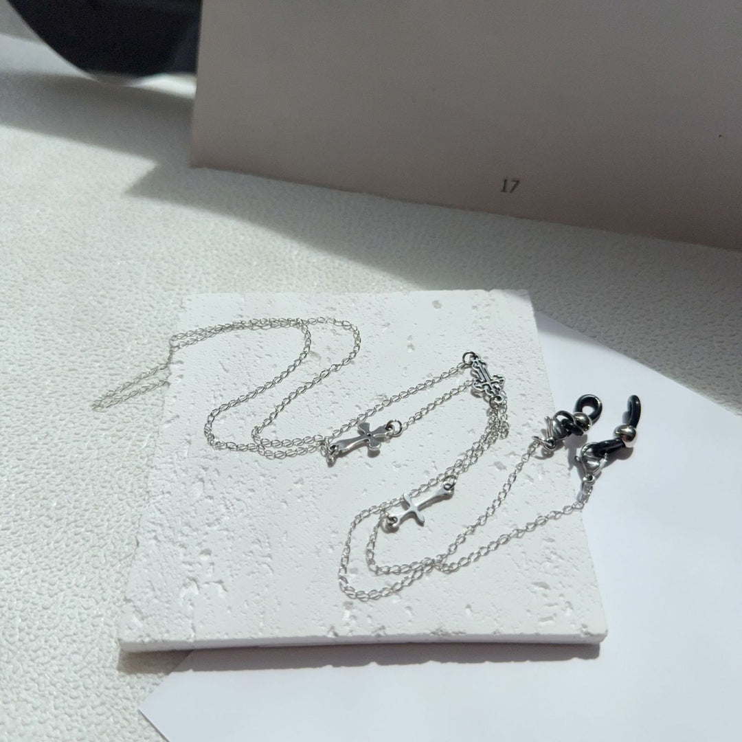 Minimalist Silver Chain Necklace Kalsten