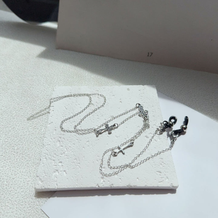 Minimalist Silver Chain Necklace Kalsten