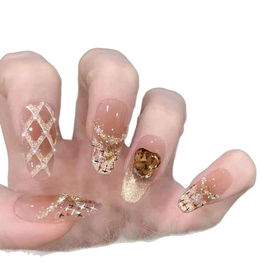 Luxury Decorative Press-On Nail Extensions Kalsten