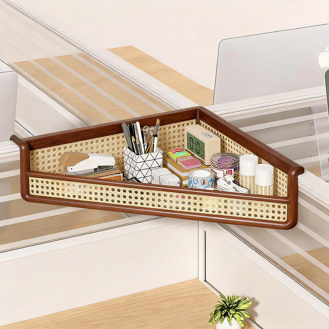 Mesh Hanging Bed-Rail Storage Organizer Basket