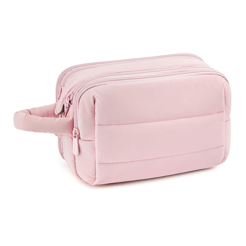 Cosmetic Organizer Bag with Multiple Compartments and Removable Interior Compartment Kalsten