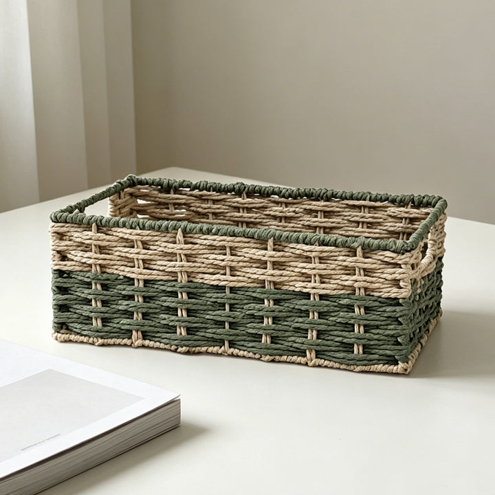 Handcrafted storage basket in natural design Kalsten