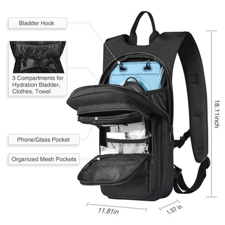 Tactical Sling Backpack with Modular Pockets Kalsten