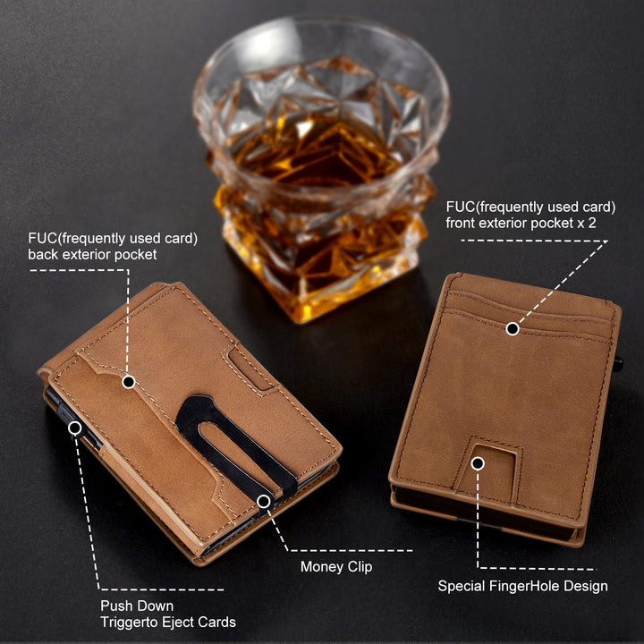 Slim RFID-Blocking Carbon Fiber Cardholder Kalsten