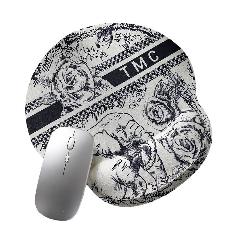 Artistic Floral Mouse Pad