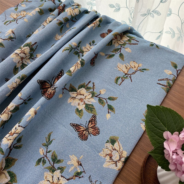 Decorative Floral Tapestry Blanket