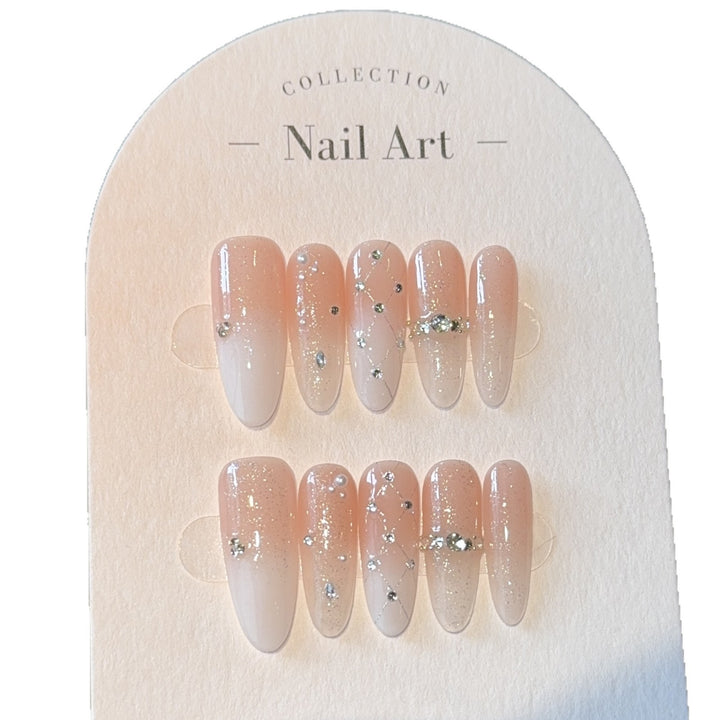 Artificial nails with elegant ombre effect Kalsten