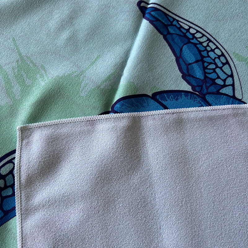 Beach towel with maritime star design Kalsten