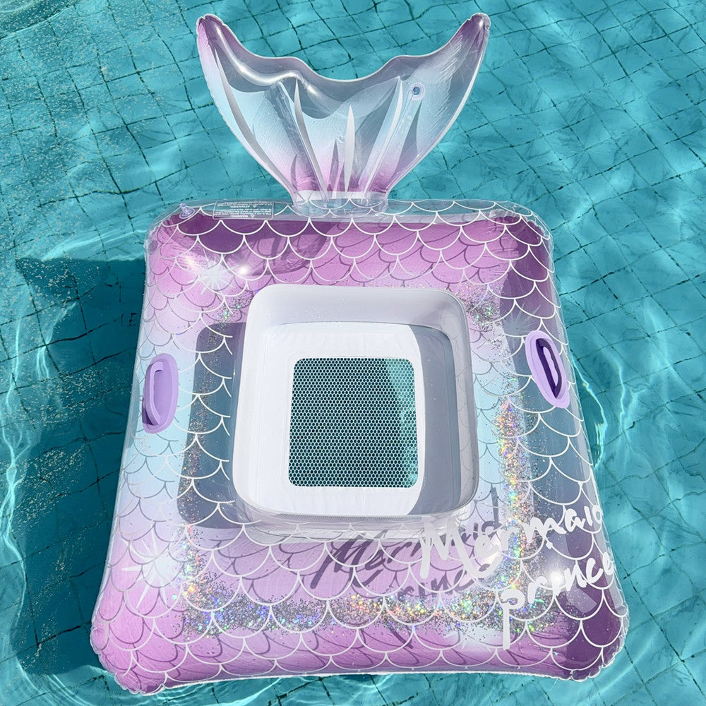 Inflatable Pool Lounger with Sun Canopy Kalsten
