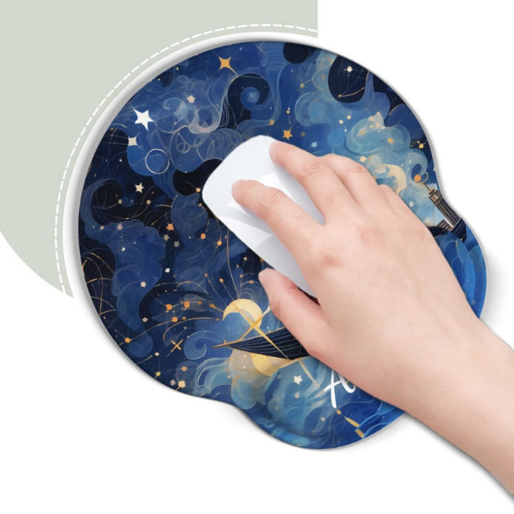 Artistic Nebula-Themed Mouse Pad Kalsten