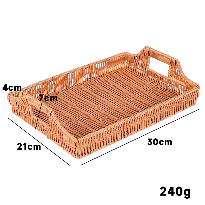 Rectangular Woven Serving Tray Kalsten