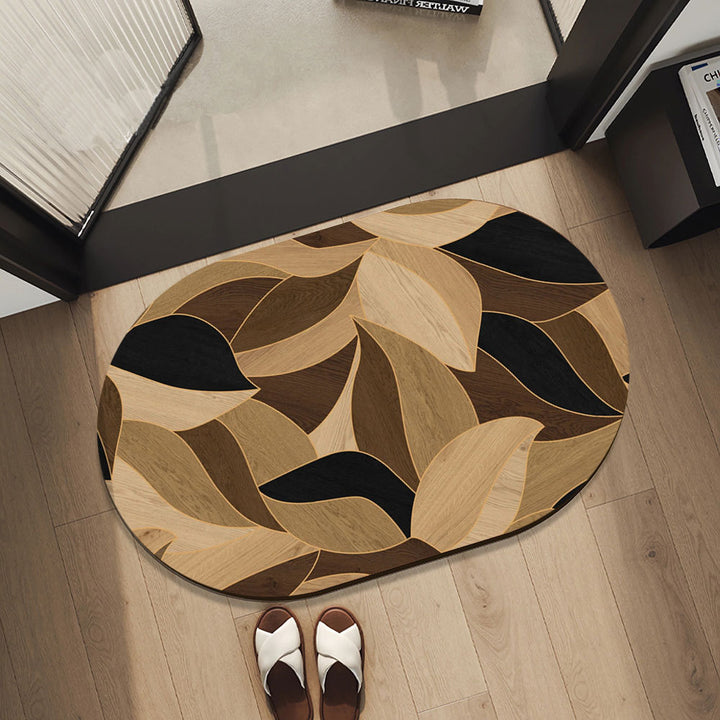 Stylish Wooden Decorative Area Mat