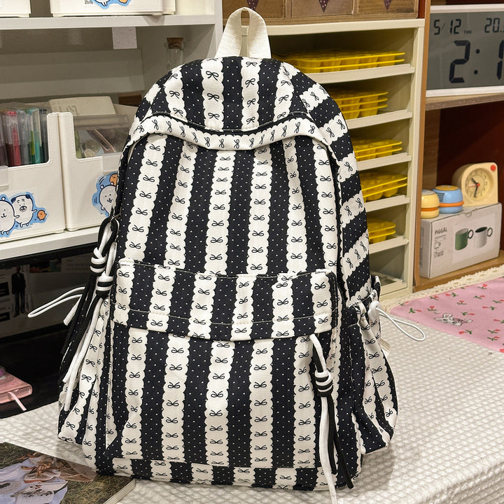 Playful Striped Backpack