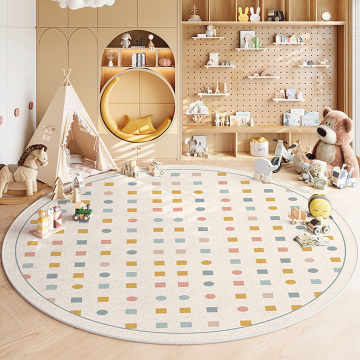 Contemporary Round Area Rug