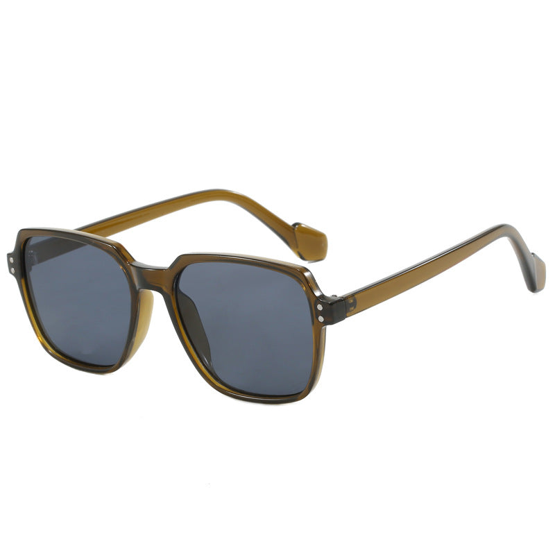 Women's fashionable square sunglasses with yellow lenses Kalsten
