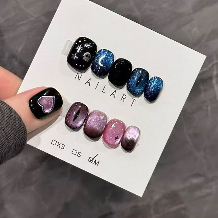 Cute Character Press-On Nail Art Set Kalsten