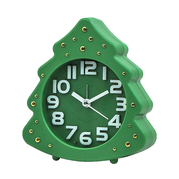Funnier bedside clock in creative Christmas tree design Kalsten
