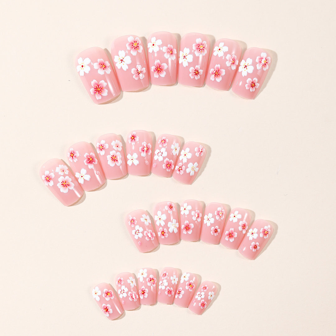 Floral Acrylic Nail Art Set Kalsten