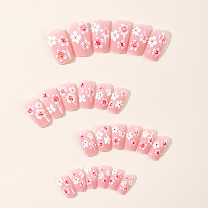 Floral Acrylic Nail Art Set Kalsten