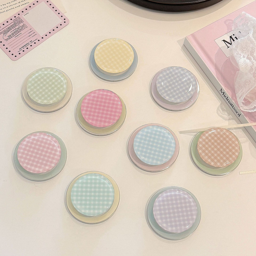 Practical glass coaster with checkered pattern Kalsten