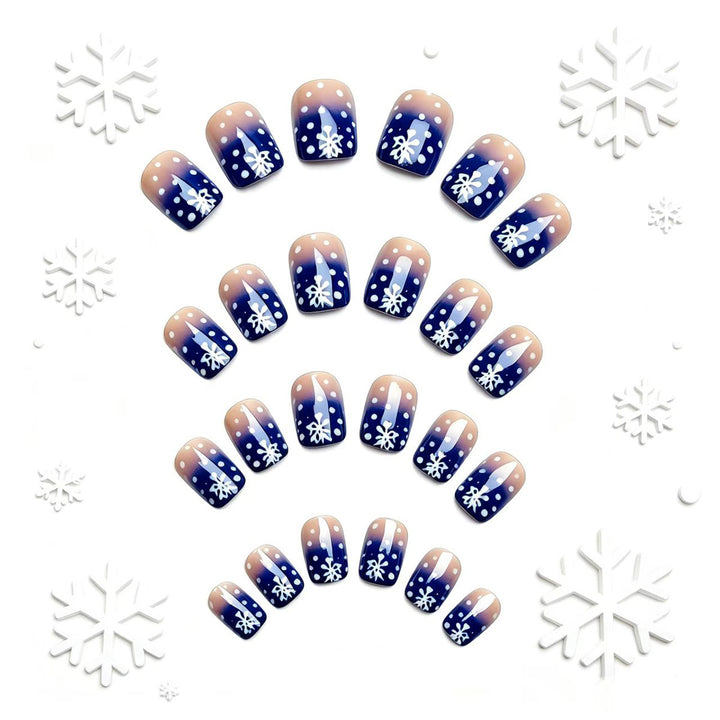 Seasonal Snowflake Nail Art Kalsten