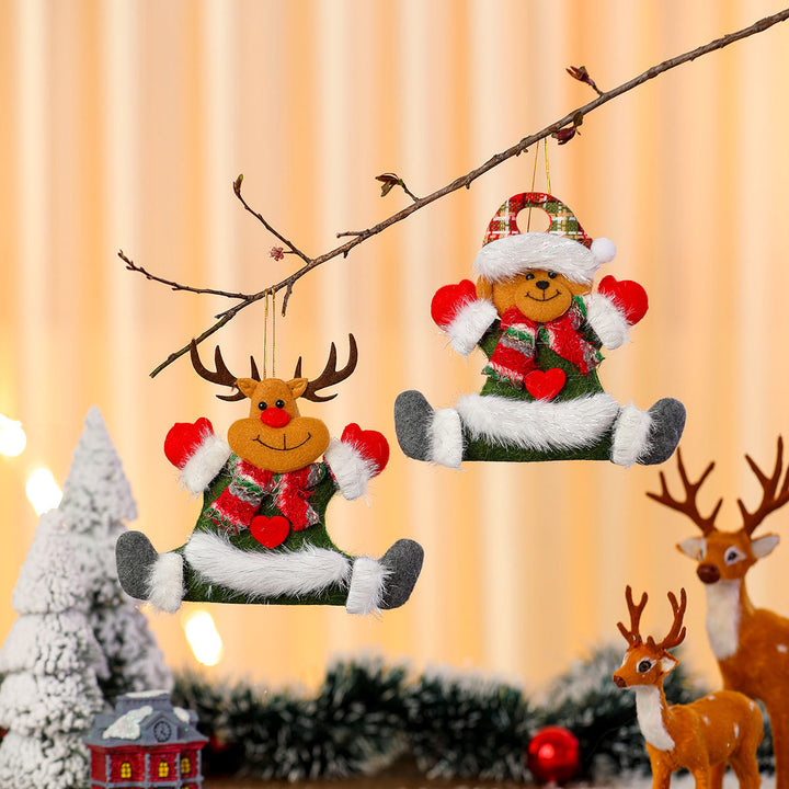 Decorative Felt Santa Ornament Kalsten