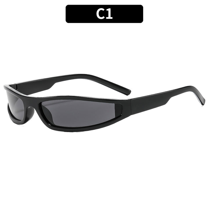 Sporty High-Performance Wrap Sunglasses