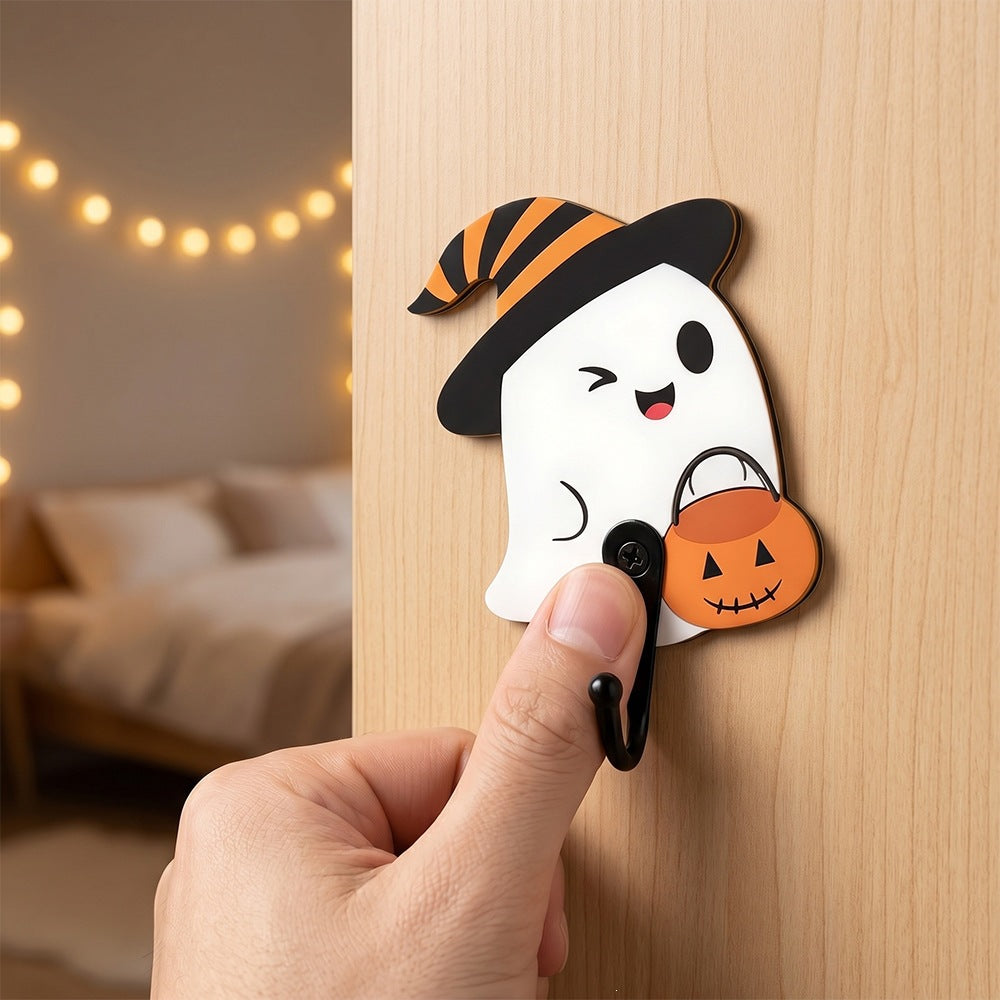 Creepy decorative figure with ghost and scythe Kalsten