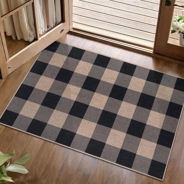 Geometric Patterned Welcome Mat